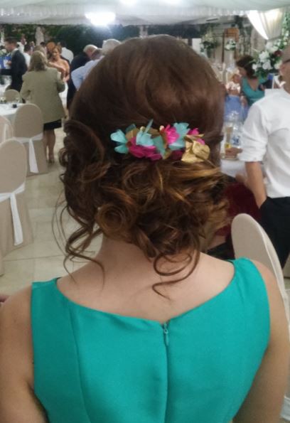 Tocado flor preservada Vanesa