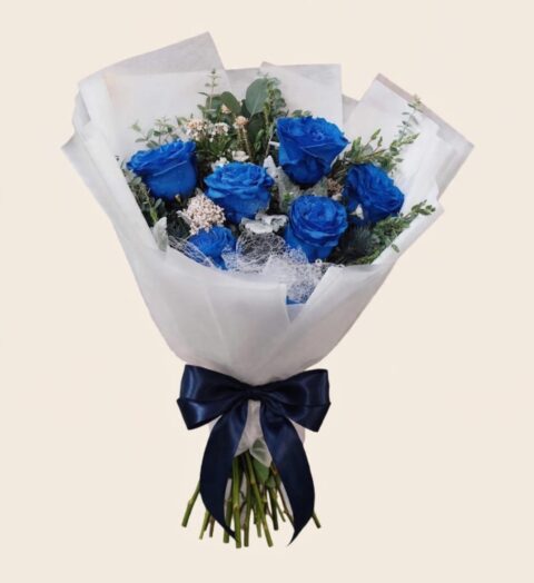 Bouquet Rosas Azules